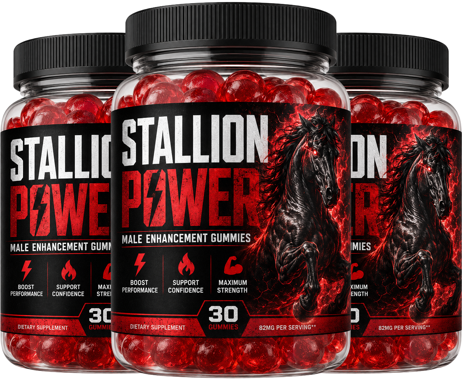 Stallion Power 3 bottle pack